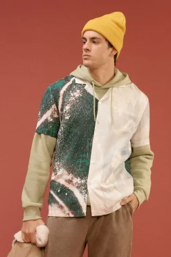 Abstract Colorblock Shirt