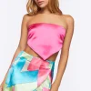 Abstract Geo Print Mini Skirt