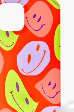 Abstract Happy Face Case For Iphone 12
