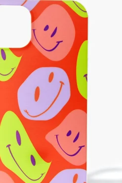Abstract Happy Face Case For Iphone 13