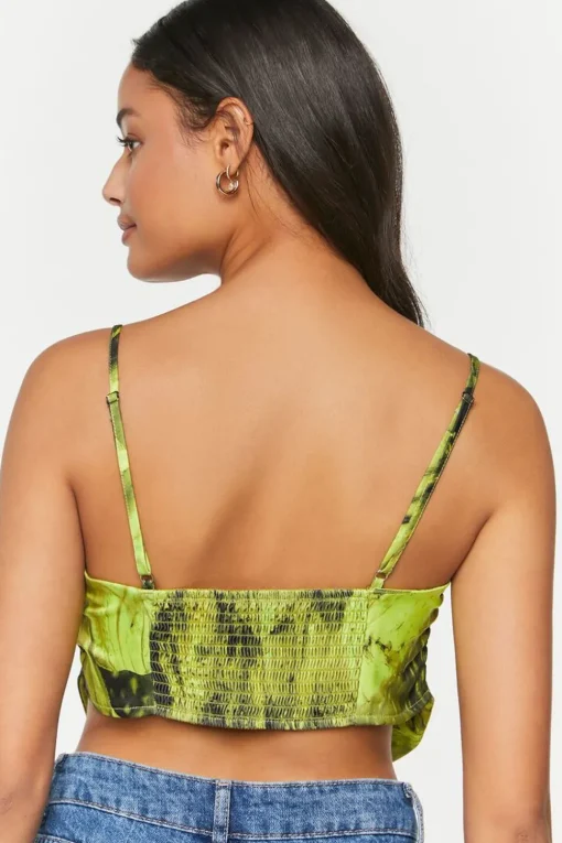 Abstract Print Handkerchief Cami