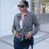 Abstract Zebra Print Shirt