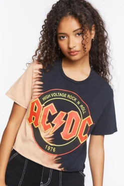 Acdc Graphic Cropped Tee