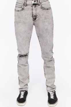 Acid Wash Skinny Jeans