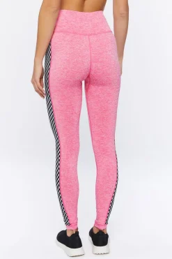 Active Checkered-Trim Leggings