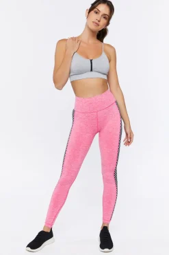 Active Checkered-Trim Leggings
