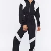 Active Colorblock Windbreaker Jumpsuit