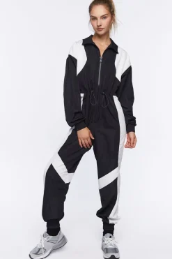 Active Colorblock Windbreaker Jumpsuit