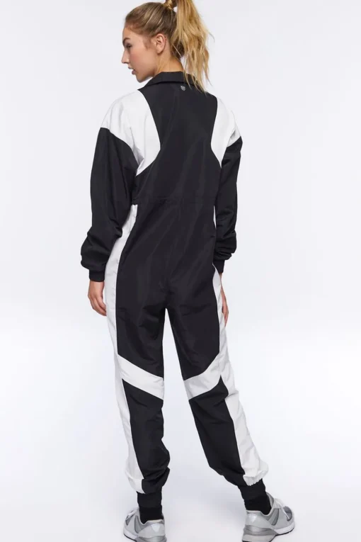 Active Colorblock Windbreaker Jumpsuit