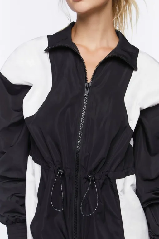 Active Colorblock Windbreaker Jumpsuit