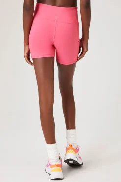 Active Contrast-Seam Biker Shorts