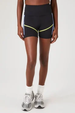 Active Contrast-Trim Biker Shorts