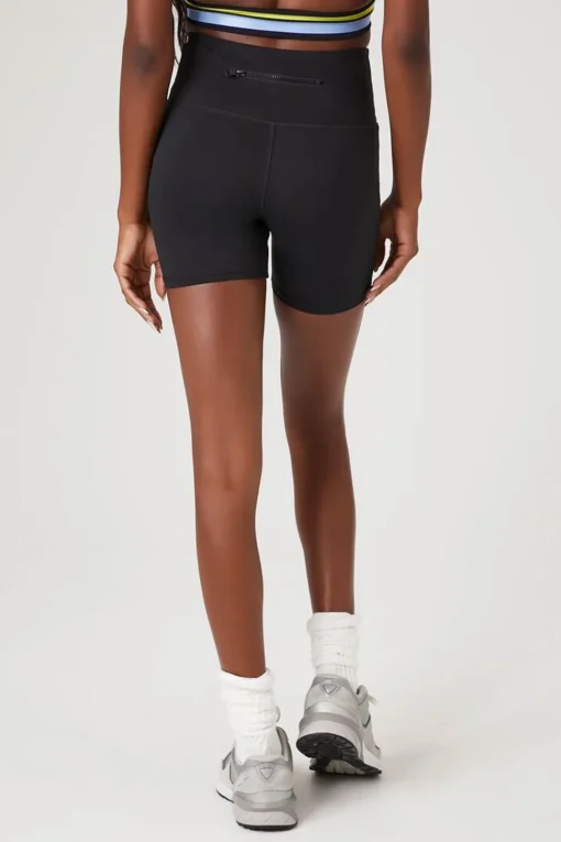 Active Contrast-Trim Biker Shorts