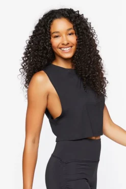 Active Crew Neck Crop Top