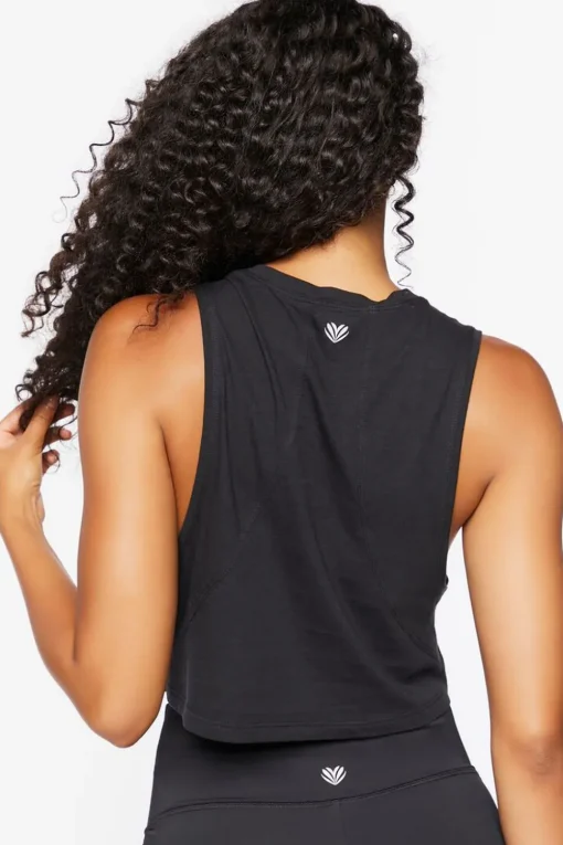 Active Crew Neck Crop Top
