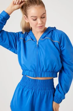 Active Cropped Windbreaker Jacket