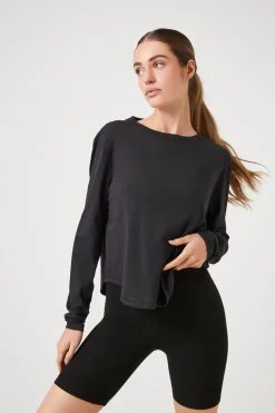Active Cutout Long-Sleeve Top
