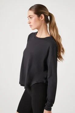 Active Cutout Long-Sleeve Top