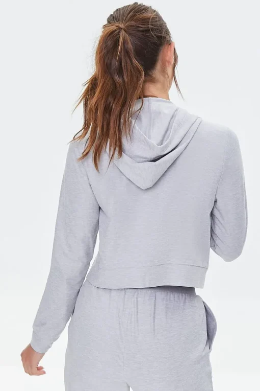 Active Drawstring Hooded Top