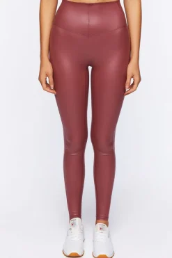 Active Faux Leather Leggings