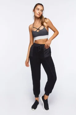 Active Faux Shearling Joggers