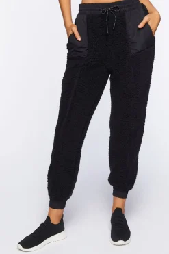 Active Faux Shearling Joggers