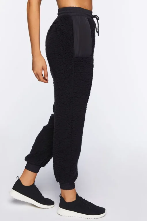 Active Faux Shearling Joggers