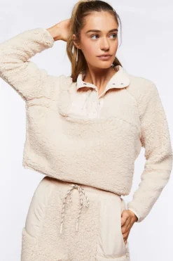 Active Faux Shearling Pullover