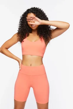 Active High-Rise Biker Shorts