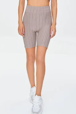 Active Honeycomb Biker Shorts