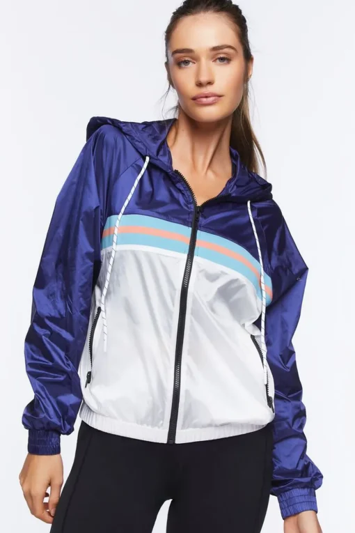 Active Hooded Windbreaker Jacket