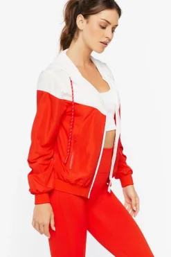 Active Hooded Zip-Up Windbreaker Jacket