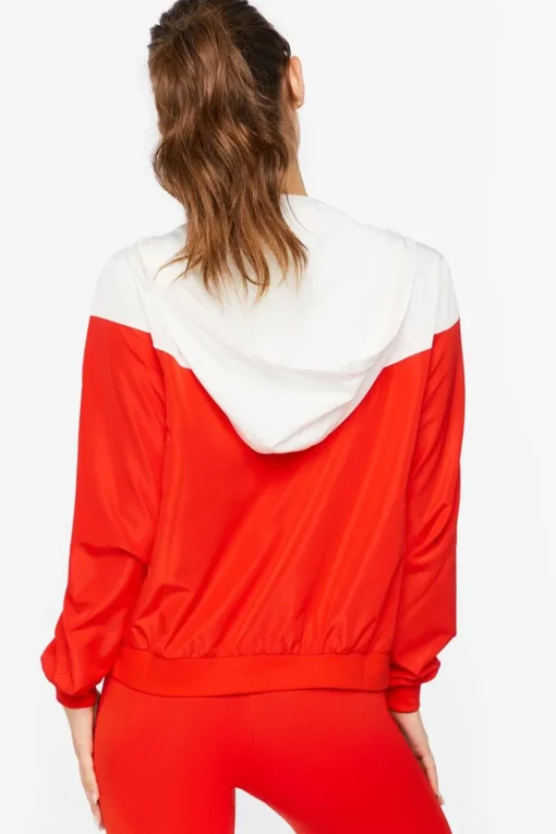 Active Hooded Zip-Up Windbreaker Jacket