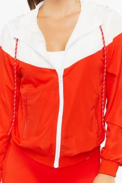 Active Hooded Zip-Up Windbreaker Jacket