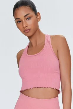 Active Lettuce-Edge Crop Top