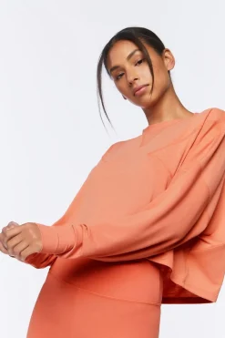 Active Long-Sleeve Crop Top