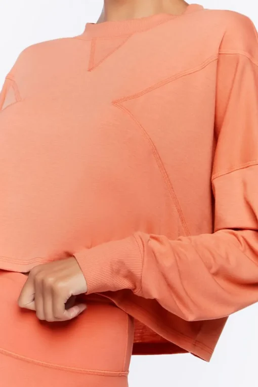 Active Long-Sleeve Crop Top