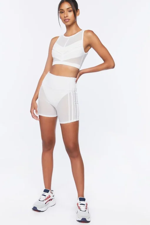 Active Mesh Biker Shorts
