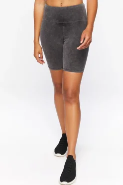 Active Mineral Wash Biker Shorts
