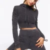 Active Mineral Wash Hooded Top