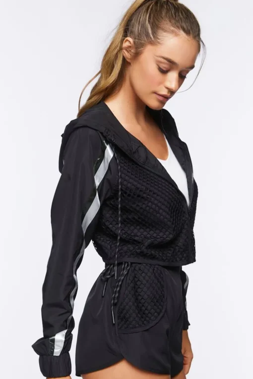 Active Netted Windbreaker Jacket