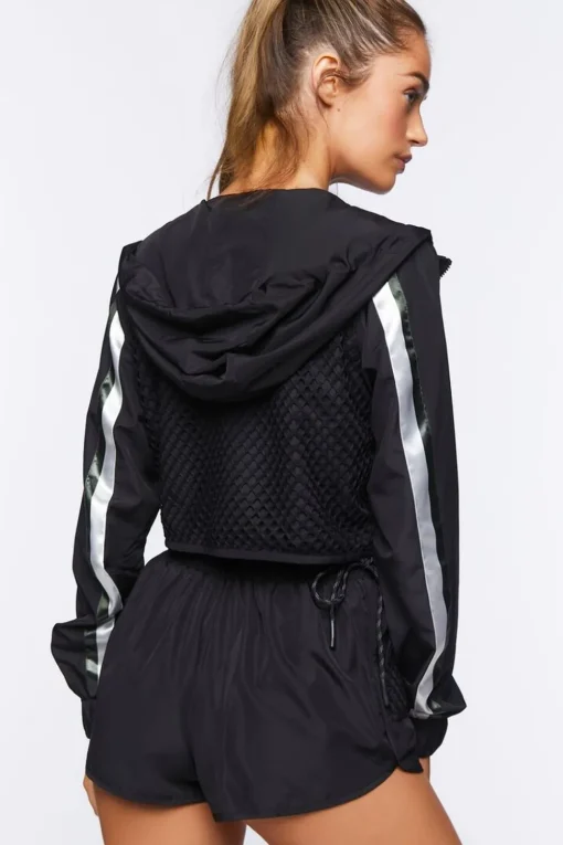Active Netted Windbreaker Jacket
