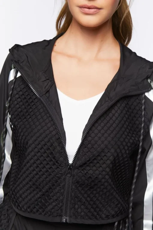 Active Netted Windbreaker Jacket