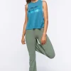Active Notched-Waist Flare Leggings