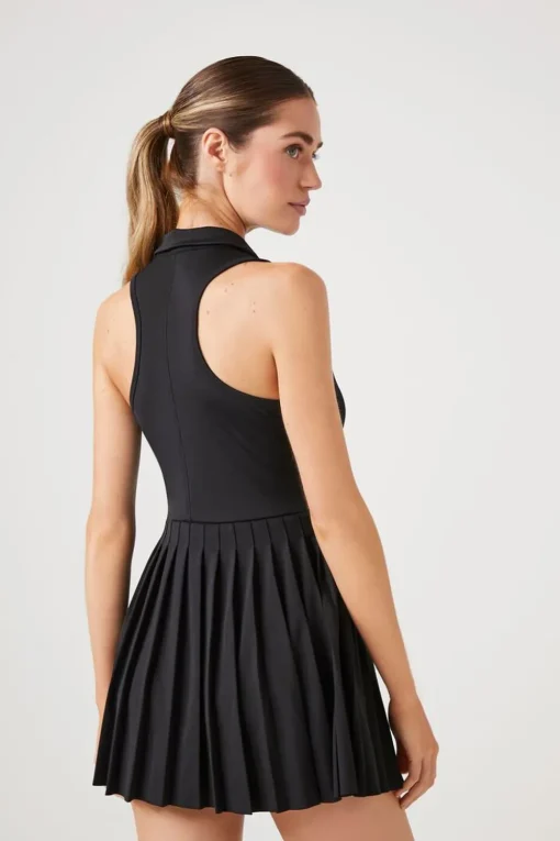 Active Pleated Skort Romper