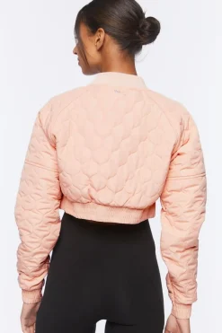 Active Quilted Bomber Jacket