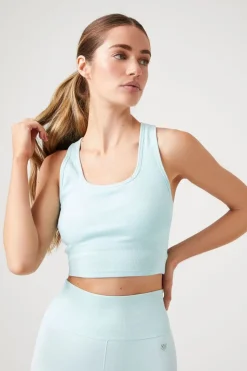 Active Racerback Cropped Tank Top