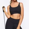 Active Ribbed Biker Shorts