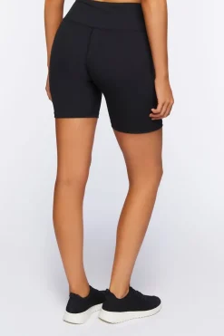 Active Ribbed Biker Shorts