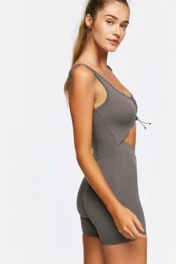 Active Seamless Cutout Romper